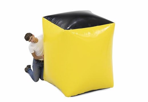 Obtenha um conjunto de obstáculos amarelo inflável de 8 peças para jovens e idosos. Compre conjuntos de obstáculos de batalha infláveis ​​online agora na JB Insuflaveis Portugal