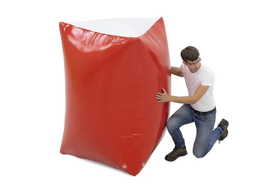 Compre um conjunto de obstáculos de batalha vermelho inflável de 6 peças para jovens e idosos. Encomende conjuntos de obstáculos de batalha infláveis ​​agora online na JB Insuflaveis Portugal