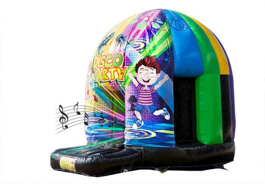 Salinha de discoteca inflável multitemática 4 metros com música e luzes para crianças à venda
