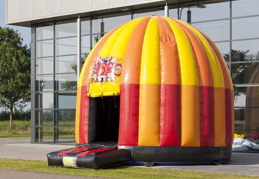 Encomende o castelo insuflável disco inflável de 5 metros com música e luzes para crianças