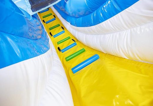 Grande escorregador inflável com escorregador duplo para venda para crianças