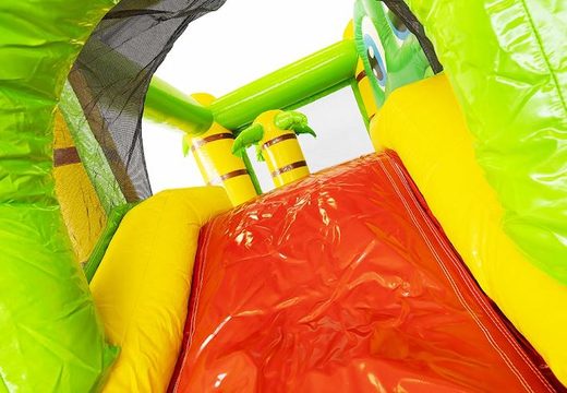 Encomende pequena almofada de ar inflável com slide em tema de crocodilo para crianças