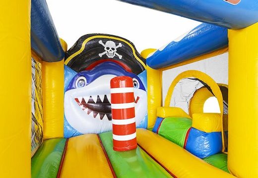 Bouncer inflável compacto com tema pirata para crianças à venda