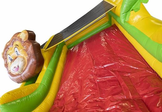 Compre escorregador de almofada de ar inflável com tema da selva para crianças