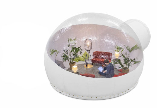 Compre cúpula de ar inflável 4 metros parcialmente transparente com cabine extra na Jb