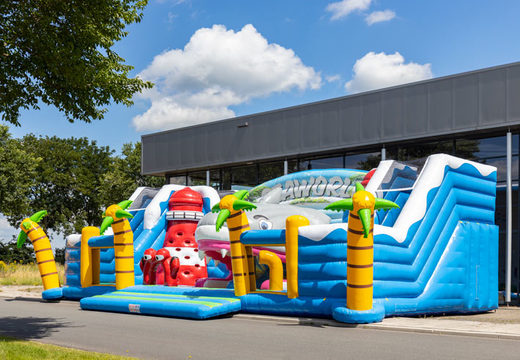 Compre o parque inflável do castelo inflável de 15 metros no tema seaworld para crianças