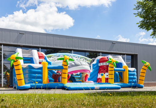 Parque de almofada de ar inflável de 15 metros para venda no tema seaworld para crianças