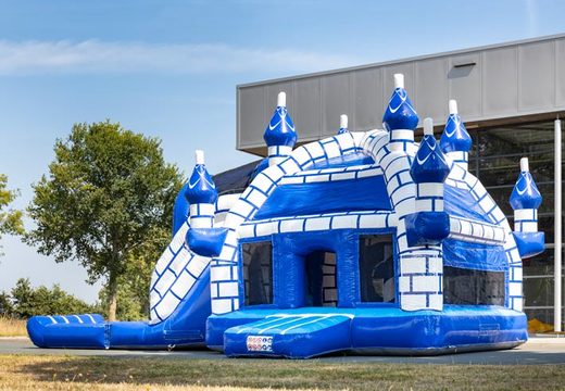 Compre um grande castelo inflável multiplay interior inflável no tema do castelo para crianças