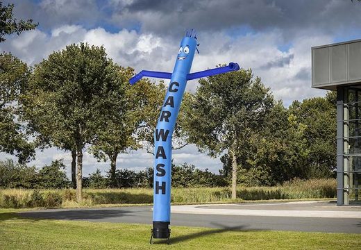 Lavagem automóvel insuflável para skydancer de 6m em azul para comprar na JB Promotions Portugal. Encomende skytubes e skydancers agora online em JB Insuflaveis Portugal