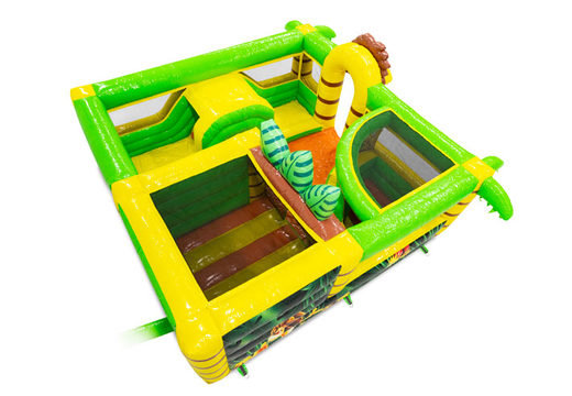 Encomende o castelo insuflável Lion para crianças. Compre castelos infláveis ​​online na JB Insuflaveis Portugal