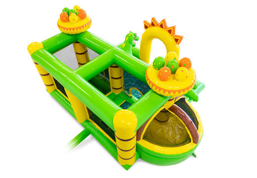 Comprar Insuflável Dino inflável com estampas para crianças. Encomende castelos insufláveis ​​online na JB Insuflaveis Portugal