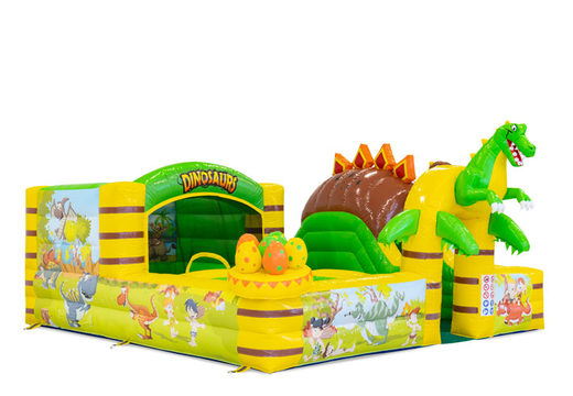 Compre parque inflável colorido no tema Dino para crianças. Encomende insufláveis ​​online na JB Insuflaveis Portugal