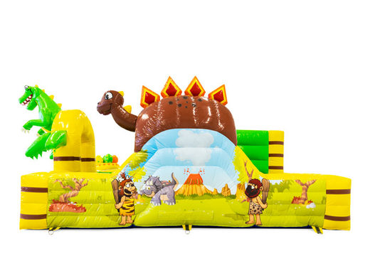 Compre um grande castelo inflável inflável no tema Dino para crianças. Encomende insufláveis ​​online na JB Insuflaveis Portugal