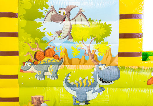 Compre um castelo insuflável para crianças com o tema Dino. Encomende insufláveis ​​online na JB Insuflaveis Portugal