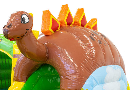 Encomende um insuflável Dino insuflável com estampas para crianças. Compre castelos infláveis ​​online na JB Insuflaveis Portugal