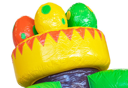 Pista de obstáculo inflável no tema Dinossauro para crianças. Compre pistas de obstáculos infláveis ​​agora online em JB Insuflaveis Portugal