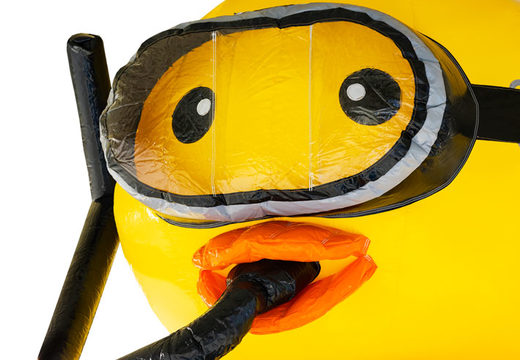 Encomende o slide 4 em 1 no tema Rubber Duck para crianças. Compre escorregadores infláveis ​​agora online na JB Insuflaveis Portugal