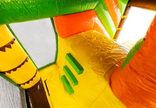 Vende-se mini almofada de ar inflável Multiplay no tema Dino para seus filhos. Encomende almofadas de ar infláveis ​​na JB Insuflaveis Portugal