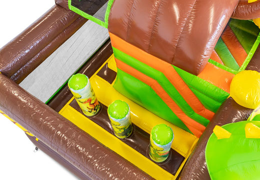 Encomende o insuflável Mini Multiplay Dino insuflável para crianças. Bouncers infláveis ​​à venda na JB Insuflaveis Portugal