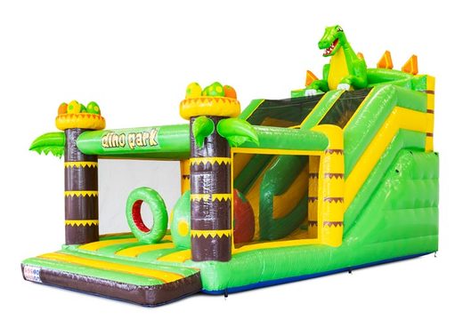 Compre um grande castelo inflável com escorregador e obstáculos na JB Inflatables
