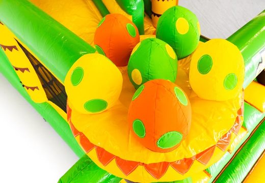Ovos de Dino no castelo inflável da JB Inflatables